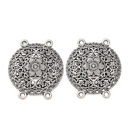 Tibetan Style Alloy Multi-Strand Links FIND-C094-20AS-1