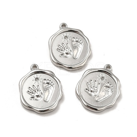 Tarnish Resistant 304 Stainless Steel Pendant Rhinestone Settings STAS-I197-001P-1