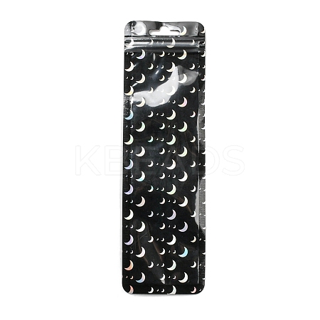 Rectangle Laser Plastic Yin-yang Zip Top Gift Bags X1-OPP-E004-01C-D01-1
