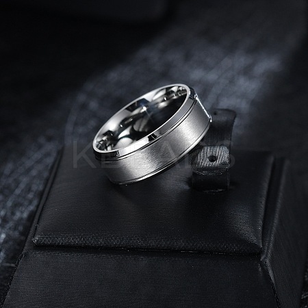 201 Stainless Steel Finger Rings for Men WG1765E-24-1