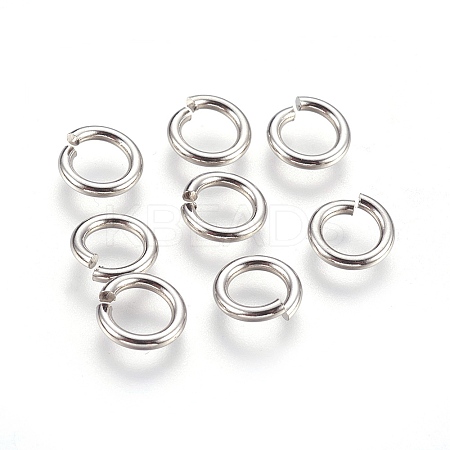Tarnish Resistant 304 Stainless Steel Saw Cut Open Jump Rings STAS-P212-25P-20-1