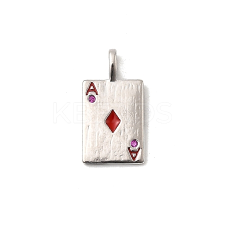 Rack Plating Brass Pendants KK-A268-01P-01-1