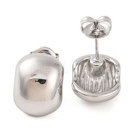 Non-Tarnish 304 Stainless Steel Stud Earrings EJEW-G395-18P-1