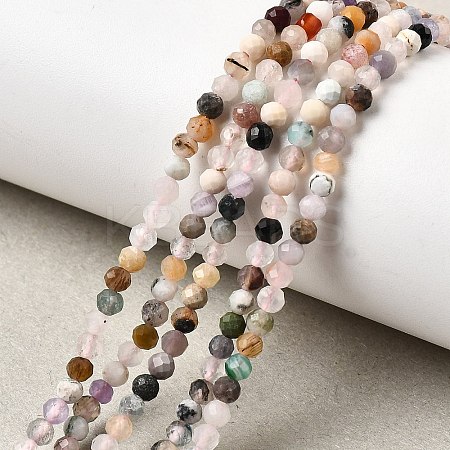 Natural Mixed Gemstone Beads Strands G-H336-A09-02-1