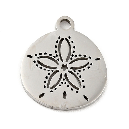 Non-Tarnish 201 Stainless Steel Pendants STAS-E015-04P-1