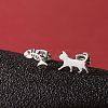 Stainless Steel Stud Earrings for Women PW-WGFE412-02-1