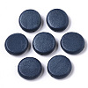Painted Natural Wood Beads WOOD-R265-11A-1