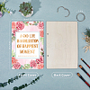 Wooden 2-Ring Loose Leaf Binder Postcard Phote Album Cover DIY-WH0547-048-3