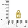 Brass Micro Pave Clear Cubic Zirconia Pendants LS-KK-L238-28G-3