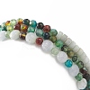 3Pcs 3 Style Natural Agate & Aquamarine & Celestite Beaded Stretch Bracelets Set BJEW-JB09118-6