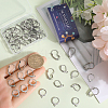 60Pcs 3 Styles 304 Stainless Steel Leverback Earring Findings STAS-SC0008-14-3