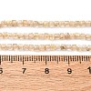 Natural Gold Rutilated Quartz  Beads Strands G-B142-C03-2x2mm-5
