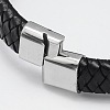 Braided Leather Cord Bracelets LS-BJEW-I200-08-4