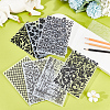 4Pcs 4 Styles Plastic Embossing Folders DIY-CP0008-86-4
