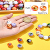 50Pcs Halloween Theme Plating Acrylic Beads OACR-CJ0002-21-8