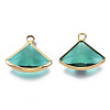 Transparent Glass Pendants GLAA-N038-12E-2