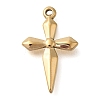 304 Stainless Steel Pendants STAS-P369-06G-1