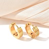 304 Stainless Steel Polishing Effect Hoop Earrings EJEW-M001-40C-G-1
