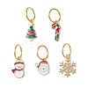 Christmas Theme Iron Dreadlocks Beads OHAR-JH00042-1