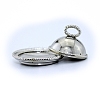 Miniature Alloy Food Serving Cover Cloche Dome Plate MIMO-PW0001-159P-2
