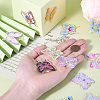 DIY Butterfly Dangle Earring Making Kit DIY-TA0006-34-6