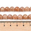 Natural Sunstone Beads Strands G-G342-A02-8mm-5