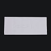 Plastic Necklace Chain Adhesive Pouch for Necklace Display Cards LS-AJEW-P088-02-2
