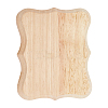 Lace Edged Rectangle Wood Display Pedestals ODIS-WH0025-280D-1