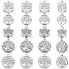 20Pcs 5 Style 304 Stainless Steel Pendants STAS-DC0004-16-1