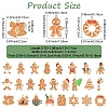 50Pcs 25 Styles Christmas Theme Alloy Enamel Pendants ENAM-YW0006-24-3