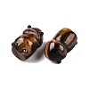 Natural Tiger Eye Monster Figurines DJEW-N003-01D-2