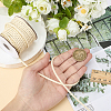 1 Roll Round Braided Cowhide Cords WL-CY0001-01B-3