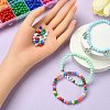 24 Colors Opaque Acrylic Beads MACR-YW0002-95-5