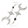 304 Stainless Steel Dangle Earrings for Women EJEW-F338-07P-2