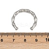 304 Stainless Steel Cuff Rings for Women RJEW-G361-01P-5