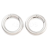 Non-Tarnish 304 Stainless Steel Spring Gate Rings LS-STAS-Q032-1B-2