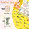 80Pcs 8 Colors Baking Varnish Glass Beads Strand GLAA-YW0004-02-2
