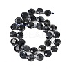 Natural Larvikite Beads Strands G-C116-A45-01-3