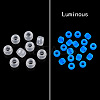 Transparent & Luminous Plastic Beads X-KY-T025-01-H09-1