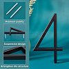 Zinc Alloy Number Sign Labels FIND-WH0061-83E-3