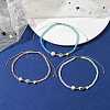 Glass Beaded Bracelets BJEW-JB10218-03-2