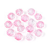 Baking Paint Transparent Glass Beads GLAA-N011-10mm-08-1