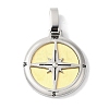 Ion Plating(IP) 304 Stainless Steel Pendants STAS-Z073-17G-1