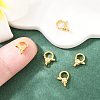 SHEGRACE Brass Lobster Claw Clasps XGR0093G-159G-5
