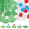 80Pcs Nbeads Lily of the Valley Glass Beads GLAA-NB0001-88-1