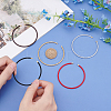 5Pcs 5 Colors Braided 304 Stainless Steel Wire Bracelet Making MAK-UN0001-34-3