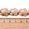 Handmade Porcelain Beads Strands LAMP-G140-02O-3