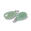 Natural Green Aventurine Pendants X-G-D084-01P-B10-3