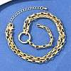 Brass Box Chain Y Lariat Necklaces NJEW-H087-05G-2