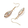 Natural Paua Shell Dangle Earrings EJEW-JE06274-03-4